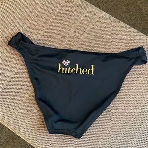 Victoria’s Secret “hitched” black bikini bottom